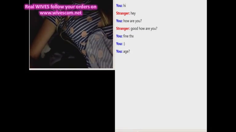 Omegle girl fingers wet pussy with sound.mp4