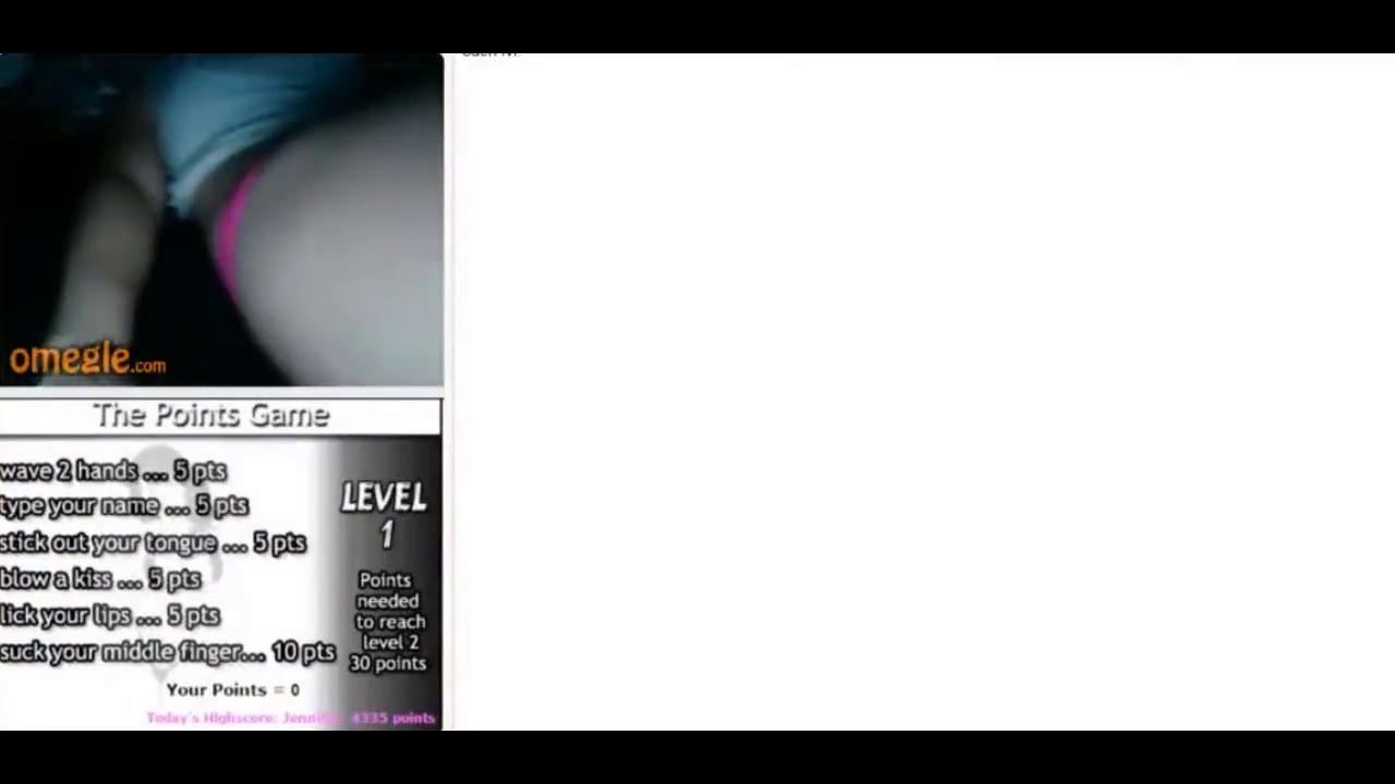 [Omegle] Leaking Pussy After HB Bate in TheGame