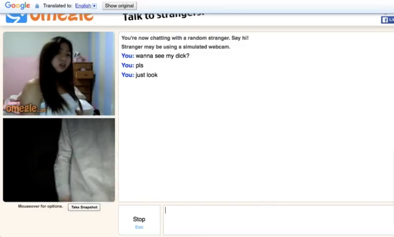 [Omegle] Asian flashes tits