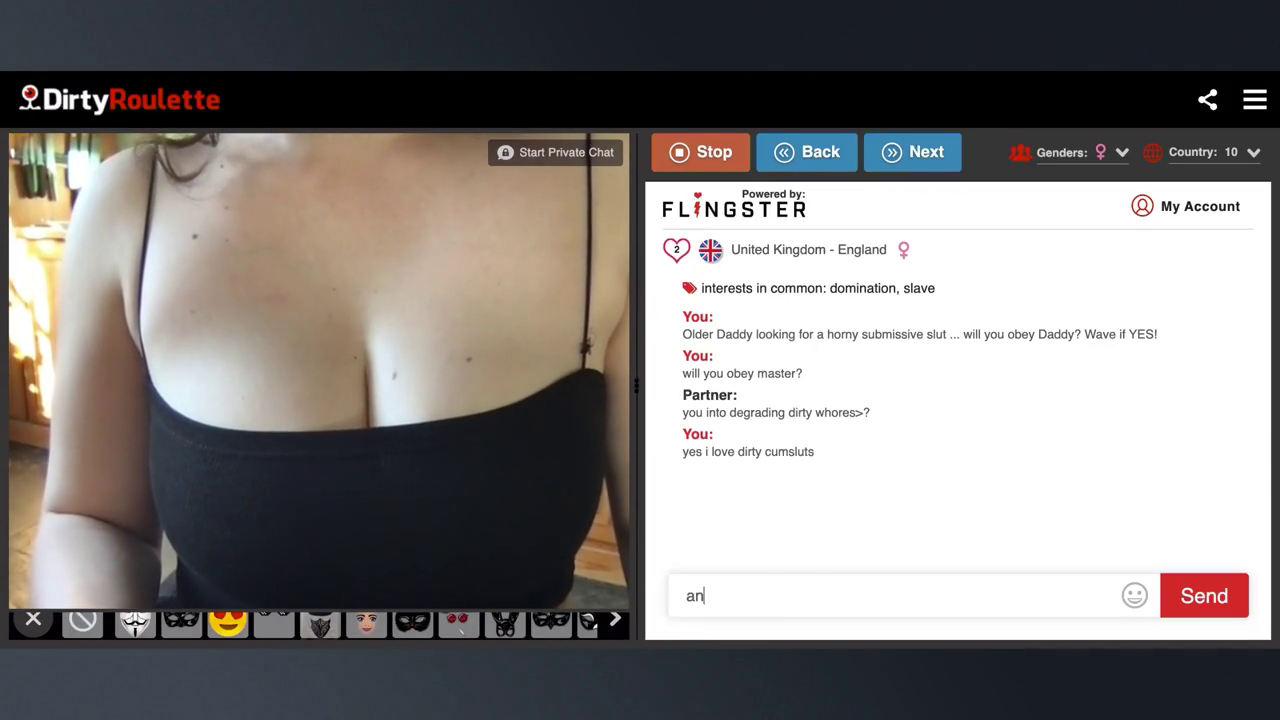 DirtyRoulette Horny cumslut loves being degraded