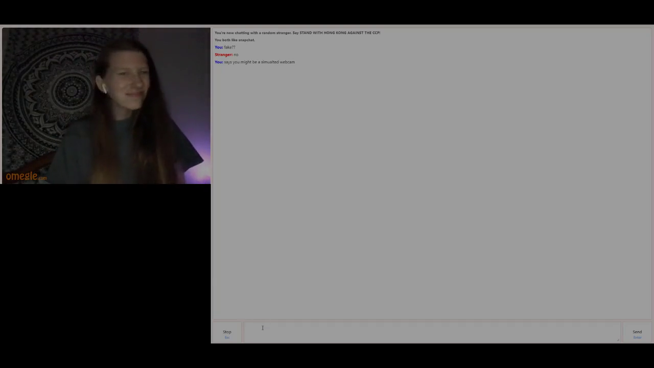 [Omegle] Caucasian undresses and bates