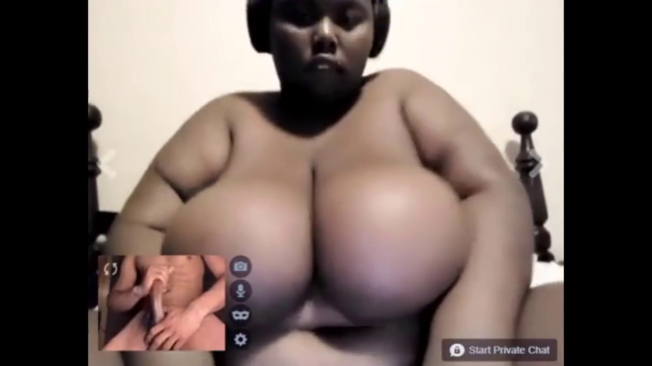 [DR] Chubby Ebony w/ Gigantic Tits, Ass & Belly