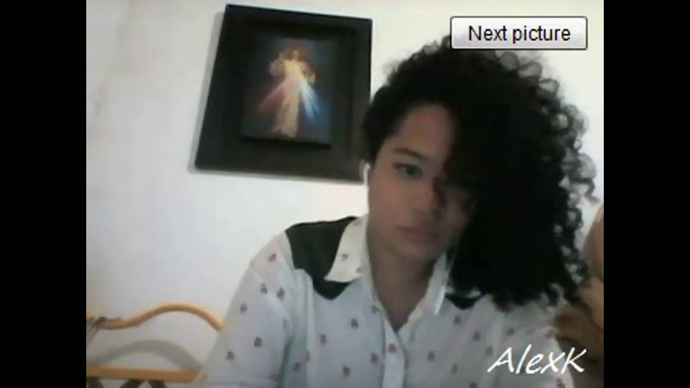 Shy Colombian teen on chatroulette