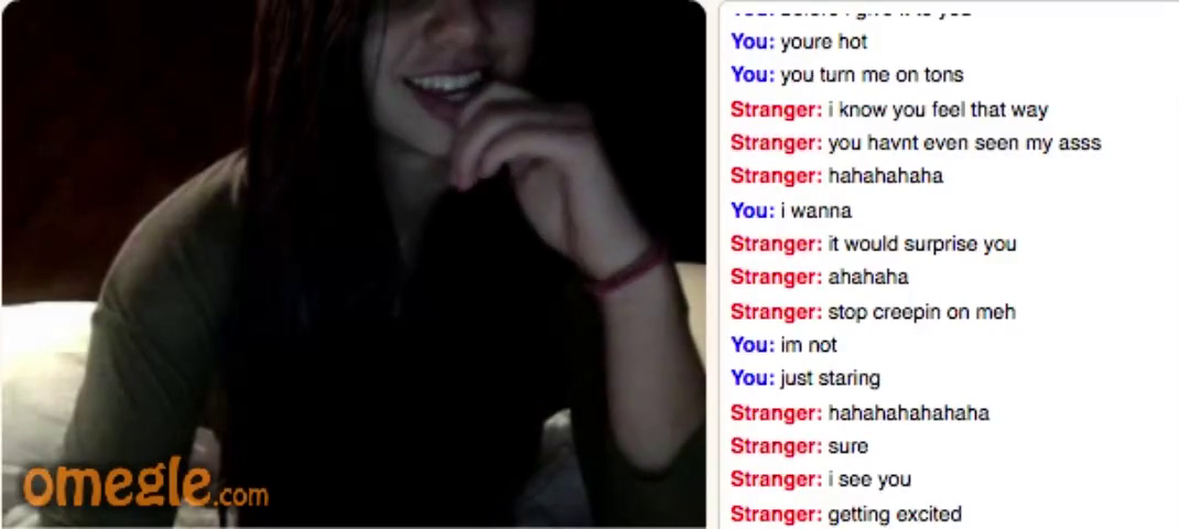 Beautiful Becca showing her asshole on Omegle
