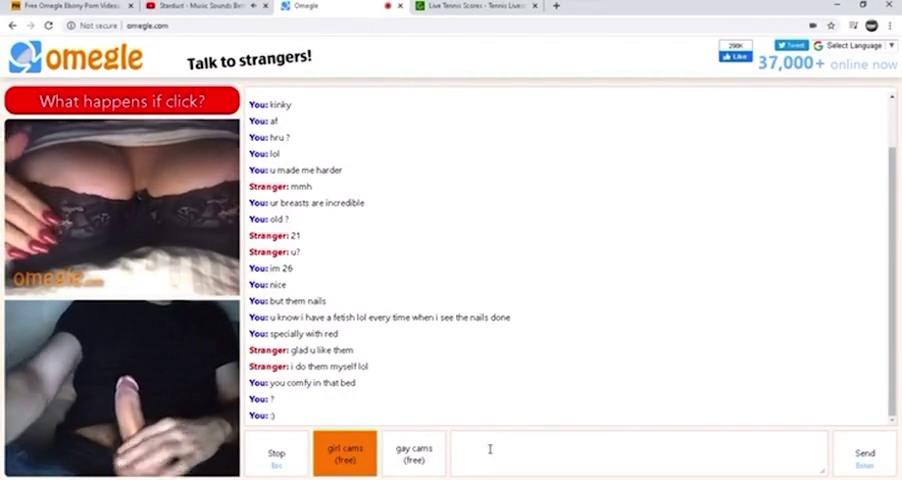 Omegle- Soft pink nips