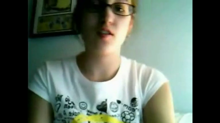 Nerdy girl with amazing tits