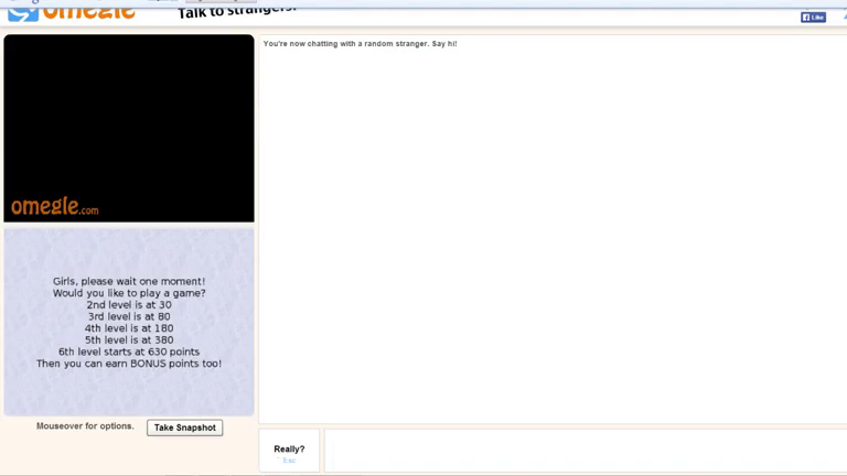 Omegle Points Game