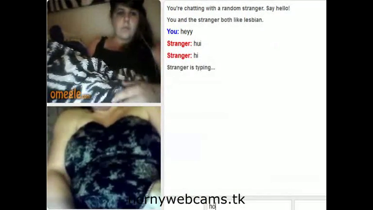BBW lesbian omegle play.avi