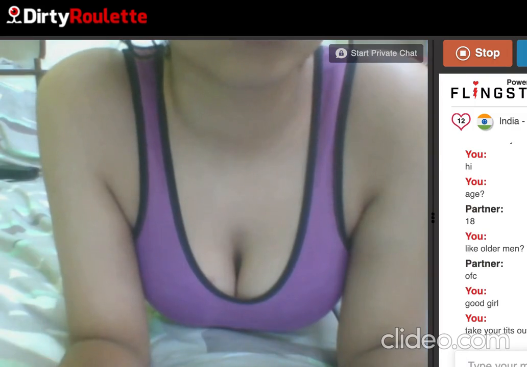 DirtyRoulette Horny Submissive Indian Slut obeys