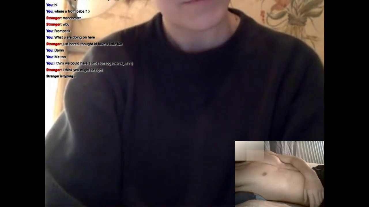 [Omegle🔊] Cutie w/ Hot Body Bating & Watching