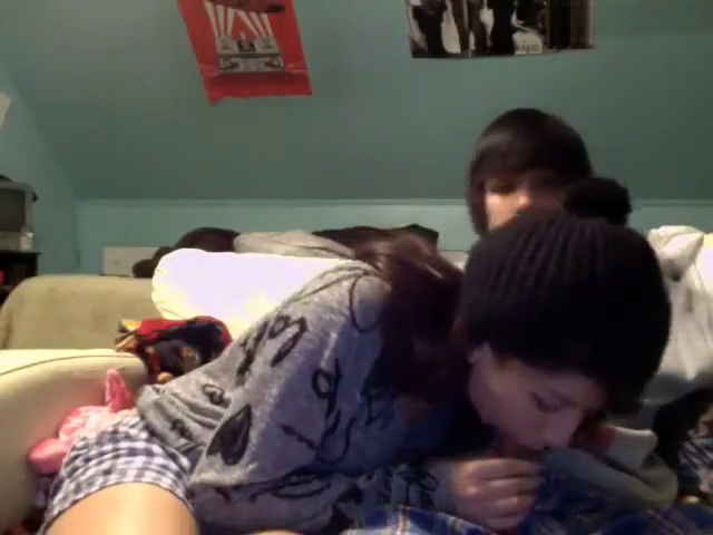 Real twin brother and sister fucked in front of we