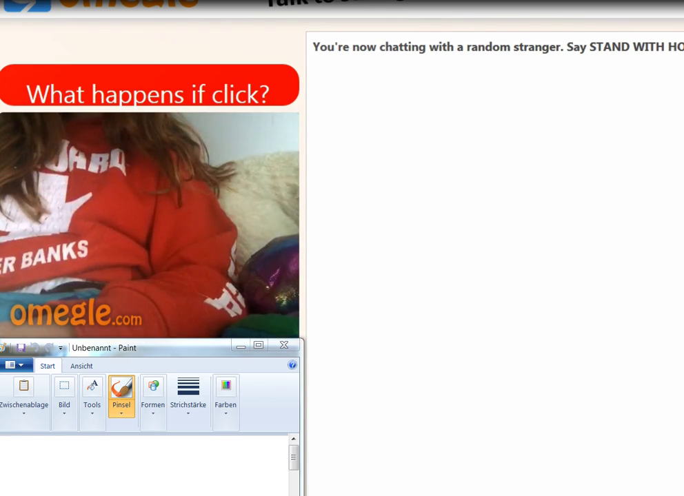 [Omegle] Caucasian undresses