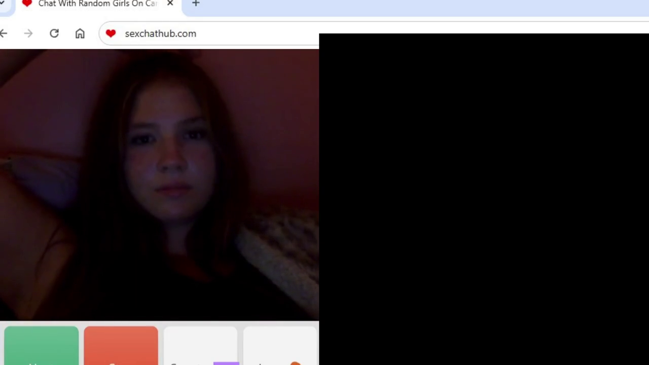 Beautiful busty teen on random chat