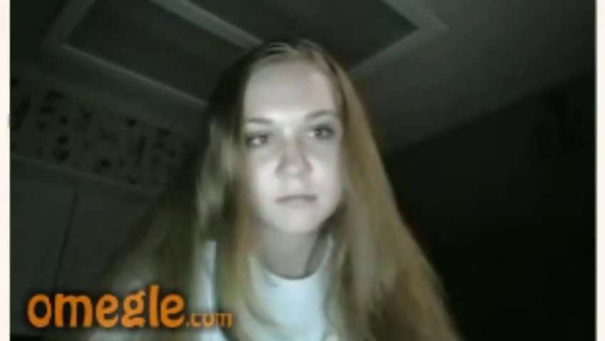 [Omegle] Caucasian undresses and bates