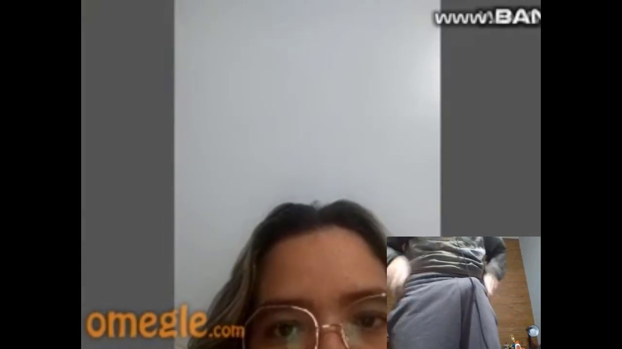 [Omegle] Busty Brazilian Gets Cum