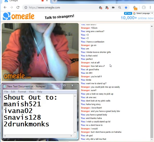omegle 20yo hottie
